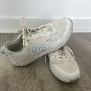 Ryka Women's Court Agility Sneaker Pickleball Tennis Comfort White